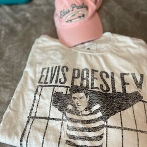 Grace White Elvis Presley Graphic Tee